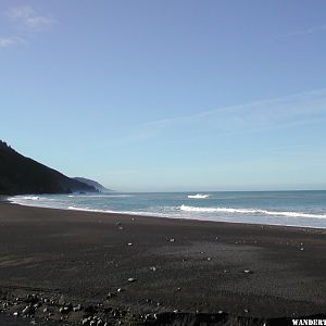 Usal Beach, looking South.