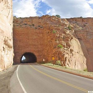 One of the Tunnels on the Rim Rock Drive