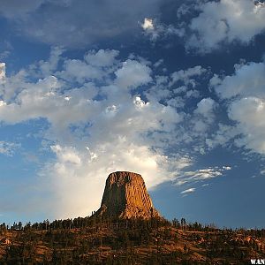 Sunrise at Devils Tower