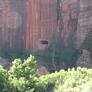 Window in Zion Tunnel