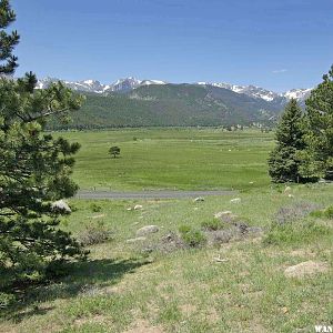 View of Moraine Park from the Visitors' Center