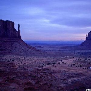 Sunset in Monument Valley