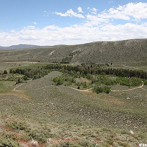 Overview of our camping area - Green Creek