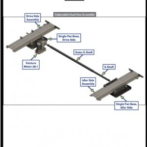 lippert vertical motor above floor slide out