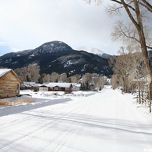 Beautiful Lake City in Winter