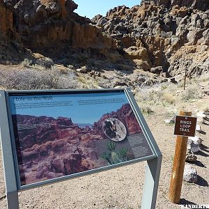 Info about Rings Loop Trail near Hole in the Wall visitors center