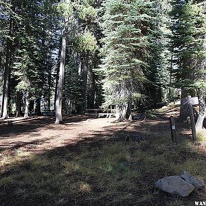 Group camp at Juniper Lake Campground