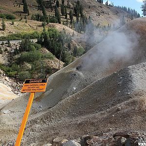 Sulphur Works - Lassen Volcanic National Park