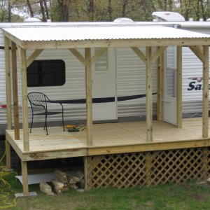 Screen Porch Mod roof view