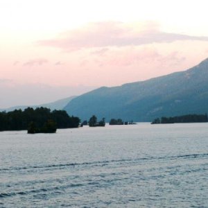 Turning around during the dinner cruise