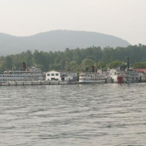 All 3 Steamboats of Lake George, New York