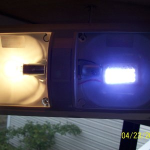 21 LED light and incandescent