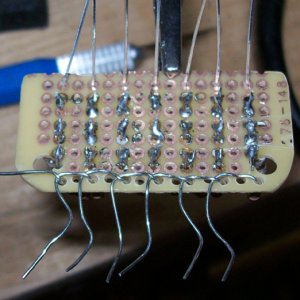 21 LED resistor leads wrap