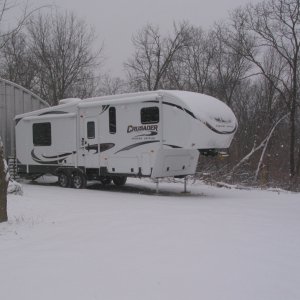 1st snowfall of the winter 2011/2012