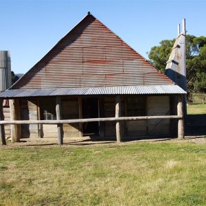 Campbell House, Coolamine Homestead, now a Safety Hut in bad weather.