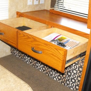 Drawers open