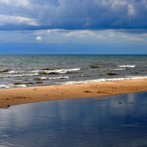 Lake Michigan,PJ Hoffmaster State Park.