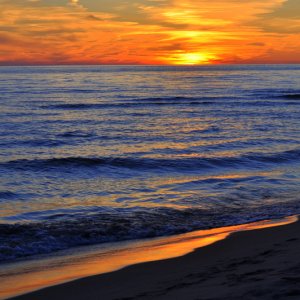 Lake Michigan,PJ Hoffmaster State Park.