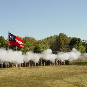 Confederate skirmish line at Stones River