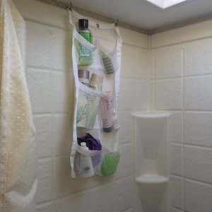 Hanging bag for toiletries