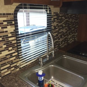 Kitchen / custom back splash