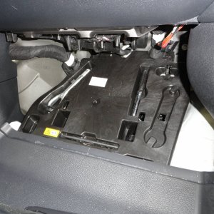 Front Passenger foot rest pad (Pad Removed)