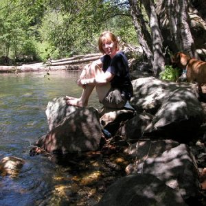 Sunning on Middle Fork Consumnes River