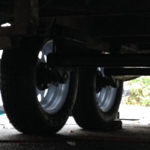 welded on axles