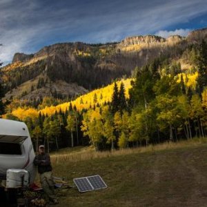 Late afternoon, East Fork of the Cimarron, Colorado, Oct. 1, 2015