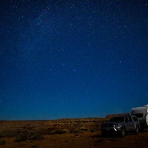 Moonlight, Goosenecks, Utah, Oct. 3, 2015