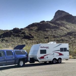 Picacho Peak Park, I-19 North of Tucson; Picacho Peak in Background; Picacho, AZ