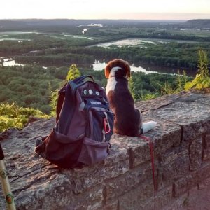 Camping at Wyalusing State Park, Prairie du Chien, Wisconsin