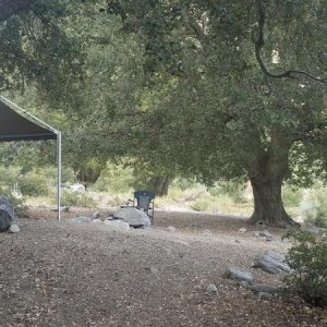 Crystal Lake loop D, Site 49. nice roomy site lots of shade and spots for 2 or 3 tents in the shade. better during the week, weekend crowd is friendly