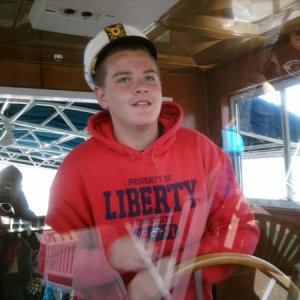 14   My son steering the Miss Liberty BBL 070312