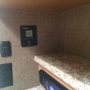 Remote panel mounted by night stand