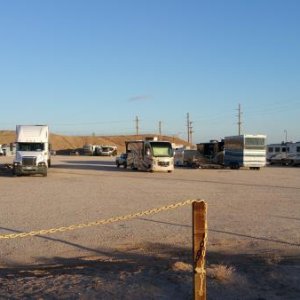 Quechan Casino Rv Parking area, Winterhaven California