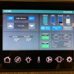 Firefly Integrations custom software upgrade to work with SeeLevel II Tank Monitoring System with RVC connection. Now I get granular tank levels on my