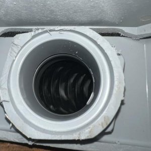 Middle air vent 2016 Thor citation 24st.  It is a inch to a 1 1/2”.  4 foot from blower.  Barely any air flow