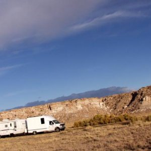 This was my work/travel rig back in 2002 - a Ford 350 dually upfitted with a Unicel Hi-Cube body - my office and equipment locker on wheels. I lived i