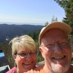 Redwood National Park overlooking the Pacific Ocean, 2016