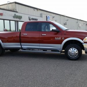 June 2016,,Went to Wisconsin for our new.. truck.. 2013..RAM 3500 Cummins  Dually, now to find that 5th wheel to go with it..