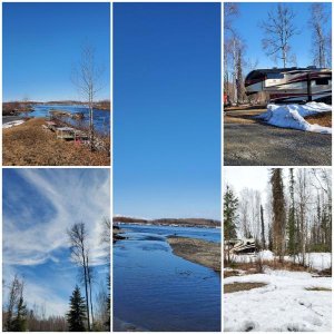 1st Camping Trip of 2020,, Social distancing @ Susitna Landing, Willow , Alaska