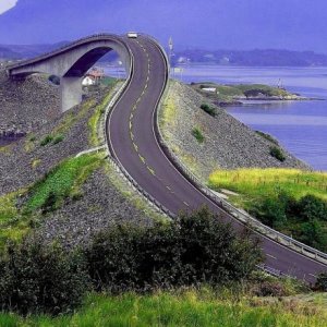 curvy road, norway