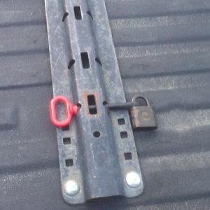 New 5th wheel hitch lock