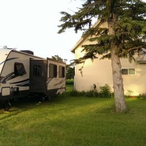 Parked for 3 nights at our family farm, 120 years in the family and counting.