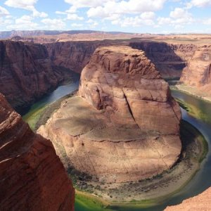 Horseshoe Bend, near Page, Arizona is part of the Colorado River.