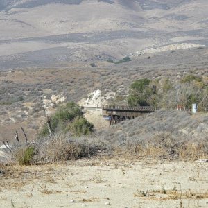 Old UP train trestle at Jalama Beach