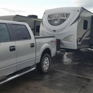 The new camper is a whole lot bigger than our old one.