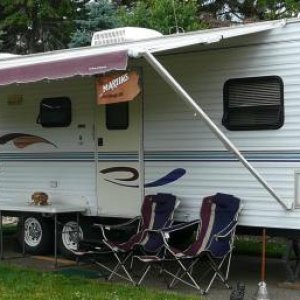 The Jayco Eagle 266 FBS at an RV Rally in 2009