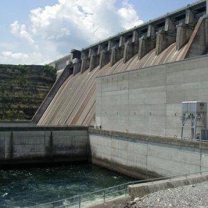 The Table Rock Dam near Branson, MO